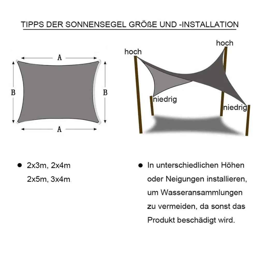 2020 водонепроницаемый 300D песочный квадратный планшетофон для сада террасы навес