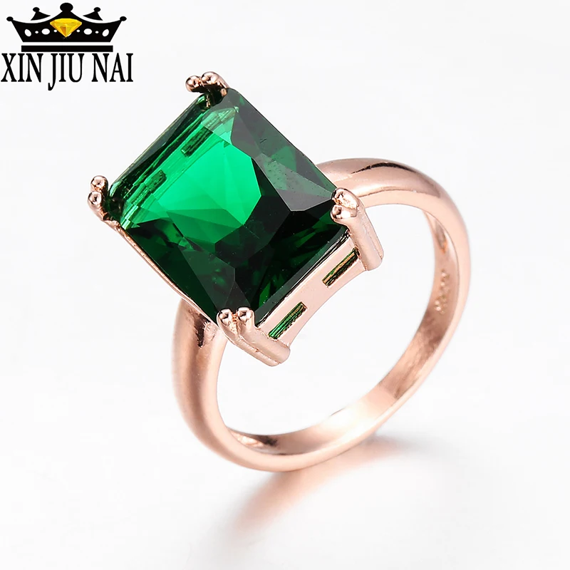 Женское кольцо с крупным кристаллом в винтажном стиле | Украшения и аксессуары