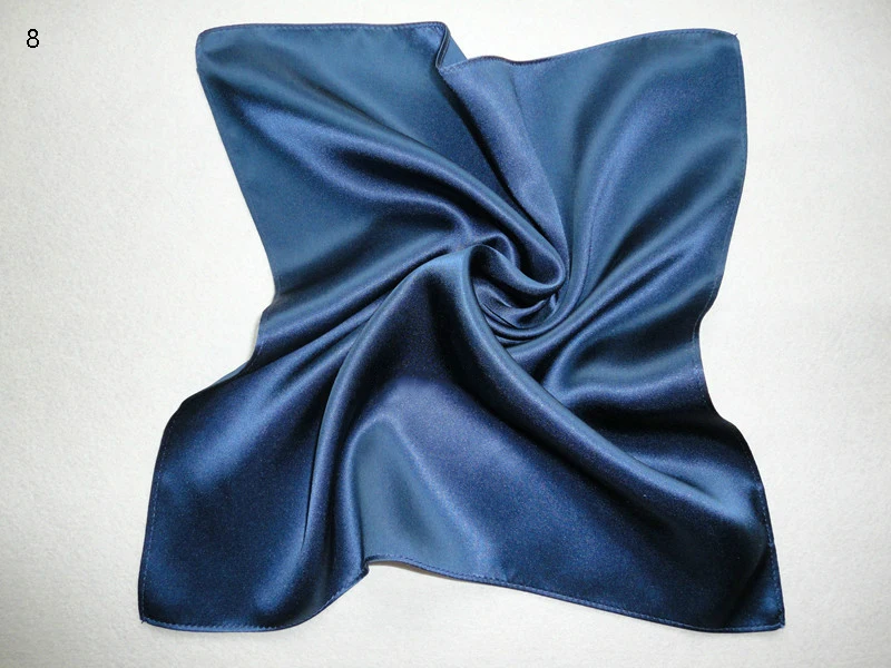 

2 pcs 100% silk charmeuse fabric crepe satin plain handkerchiefs 35cm *35cm men women children beauty towels, pocket towels