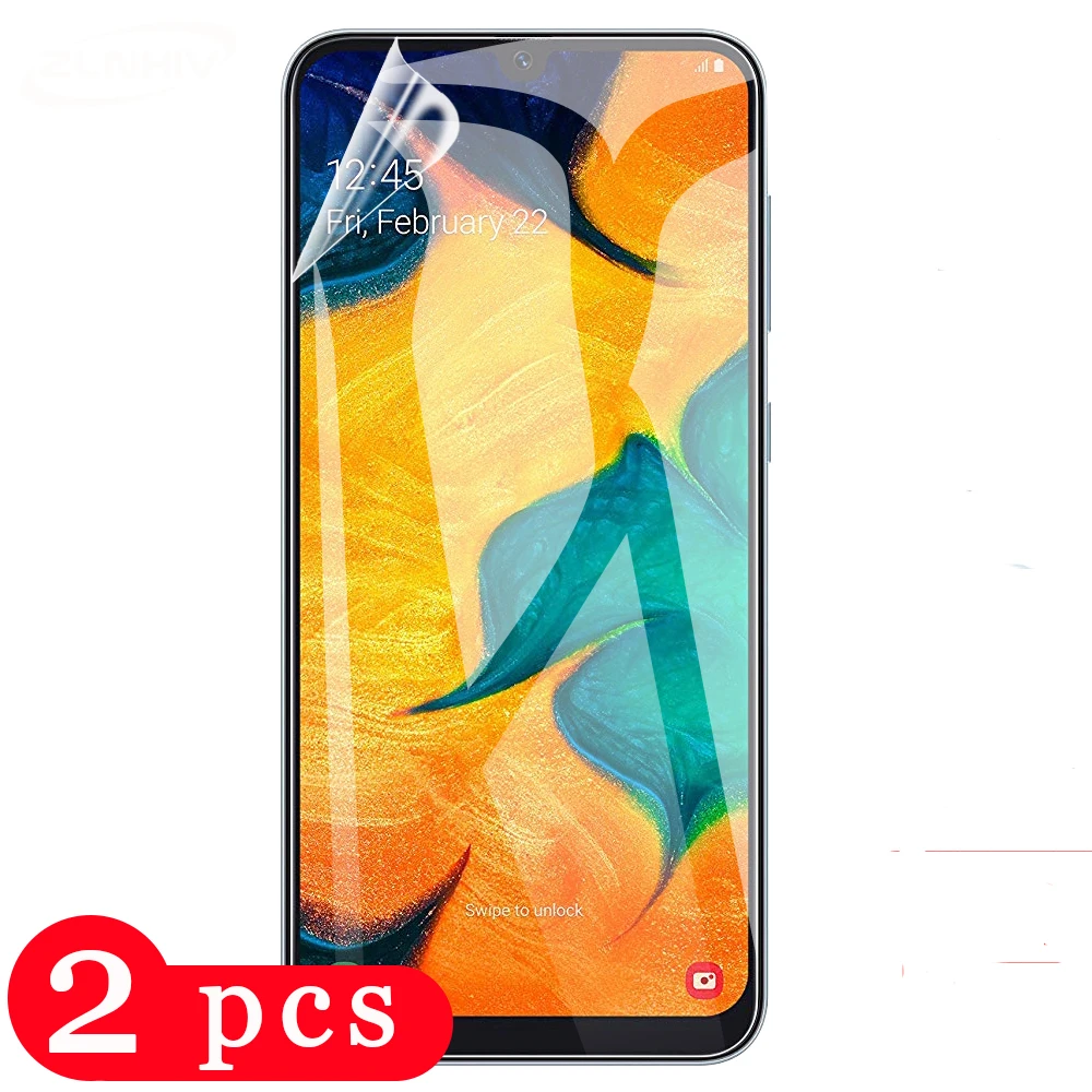 2 шт. Защитная пленка для samsung galaxy A90 A80 A70 A60 A50 A40 A30 A20 Гидрогелевая мягкая полная