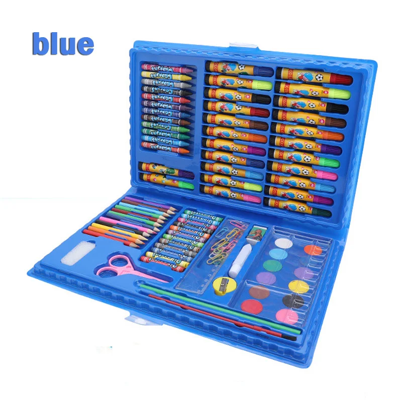 

86 Pcs Children Painting Tools Art Supplies for Drawing with Watercolor Pen Ruler Eraser Sharpener Sets Watercolor Pen Supplies