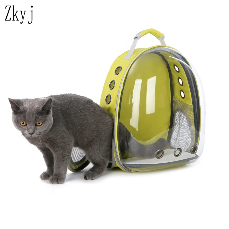 Кошка сумка дышащая прозрачная Щенок Кот Рюкзак коробка для кошек клетки