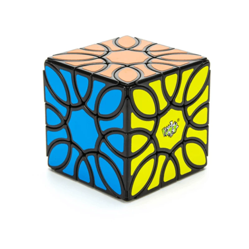 

Lanlan Sunflower Magic Cube 3x3 Speed Stickers sticker Magic Cube Magico Puzzle baby kids toys