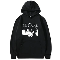 new in stock fashion brand design men women 1986 cure robert smith black hoodies unisex teenagers cool sweatshirt man streetwear