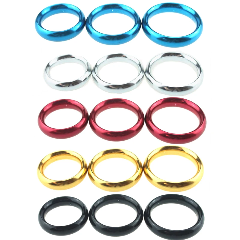 

Colorful Metal Cock Ring For Men 40mm 45mm 50mm Cockring Sex Shop Toys Ring One Penis Semen Lock For Male Time Delay Ejaculation