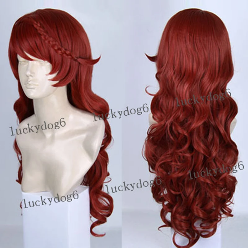 

Shibuya Tomochika Long Curly Styled Synthetic Cosplay Wigs Hair + Free Wig Cap