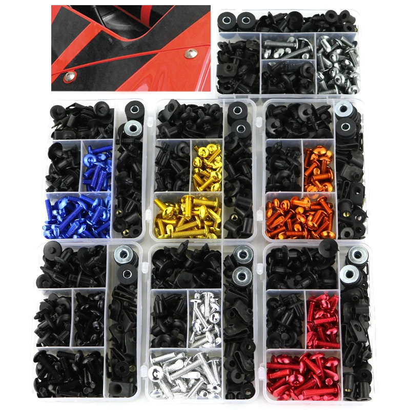 

Fit For Suzuki DL650 V-Strorm 650 DL1000 V-Strorm 1000 SV GSX 6mm 5mm Motorcycle Complete Fairing Bolts Kit Clips Cowling Bolts