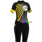 Комбинезон Dunas с коротким рукавом для триатлона, одежда для велоспорта, боди, ромперы для езды на велосипеде, летний женский комбинезон