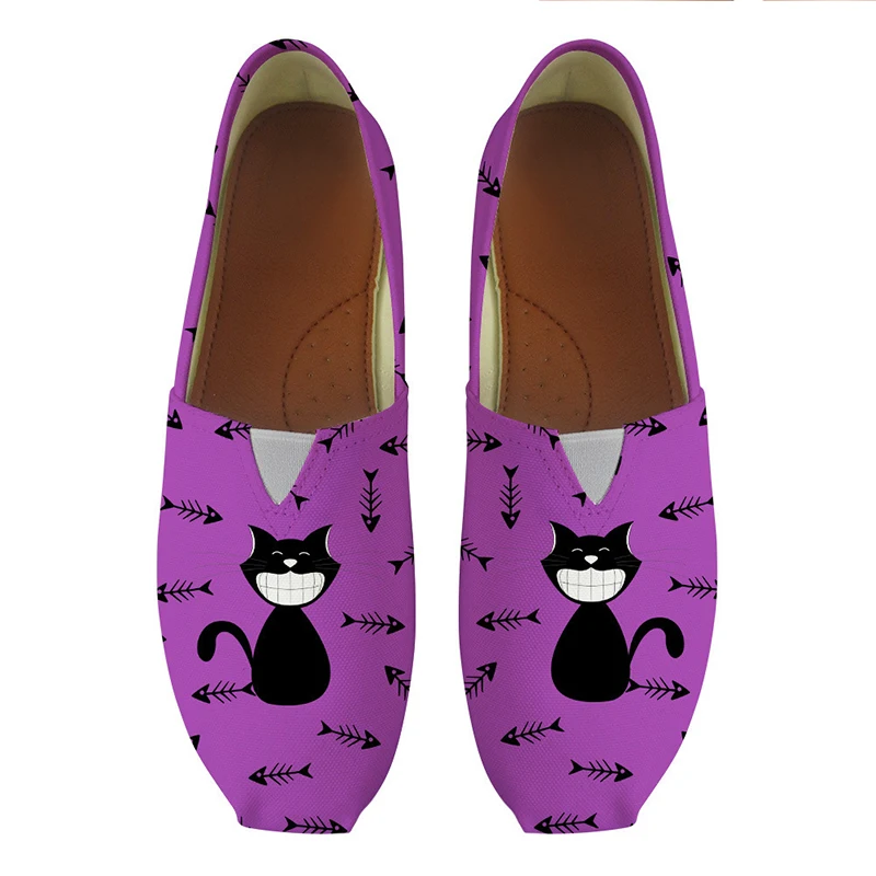 

New Style Girl Nurse Doctor Print Women Sneakers Slip On Light Canvas Shoes Cute Cat Pattern Zapatos Sport Training