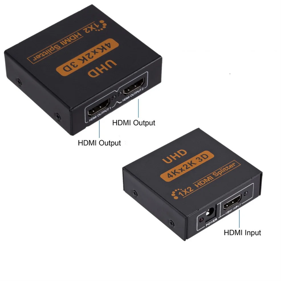 LccKaa 4k 3D HDMI совместимый разделитель Full HD 1080p видео переключатель 1x2 разделение 1 в 2