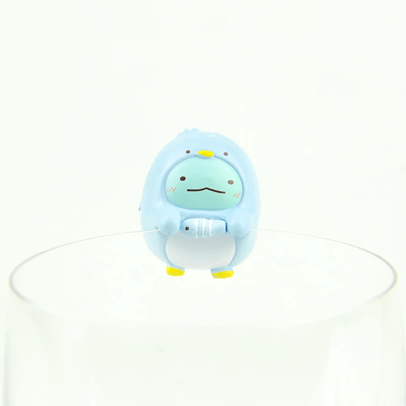 Sumikkogurashi B Япония оригинальные капсульные игрушки милые домашние животные 8 комплектов мини-Ежик путитто стеклянные гашапон фигурки настольные детские игрушки - Цвет: Sumikkogurashi B