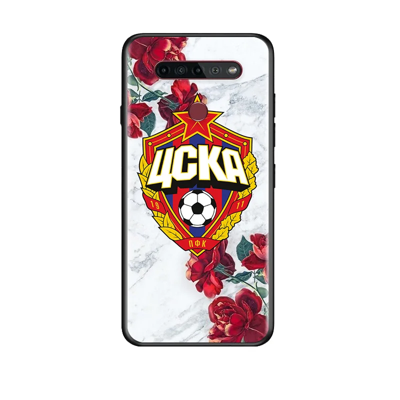 

Hot Russia PFC CSKA Moscow For LG G8 V30 V35 V40 V50 V60 Q60 K40S K50S K41S K51S K61 K71 K22 ThinQ 5G Phone Case