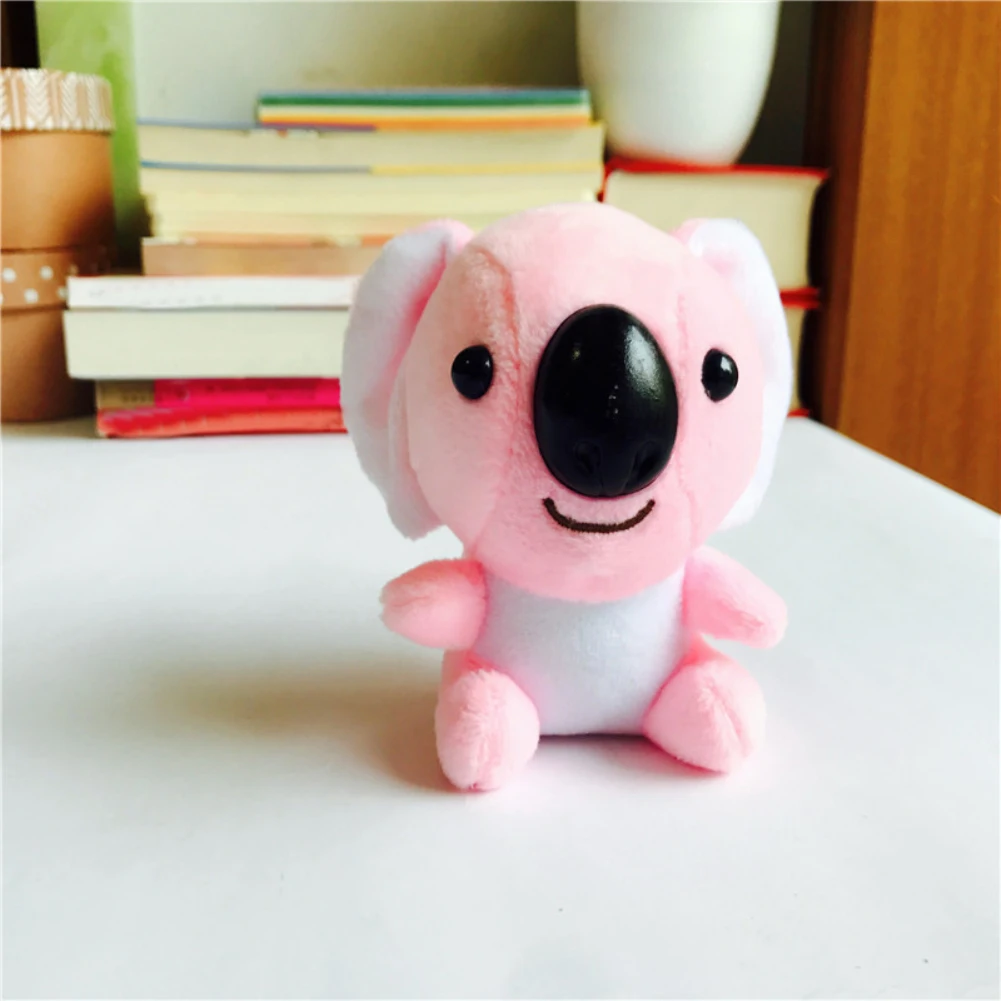 10 см милая мини фотополимерная пушистая кукла животное брелок подвеска для