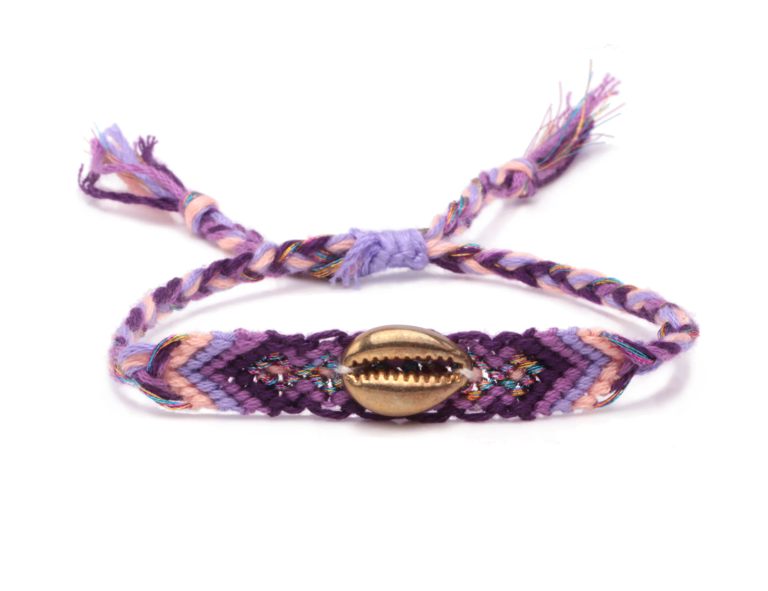 Женский и мужской короткий плетеный браслет в стиле бохо разноцветный мягкий