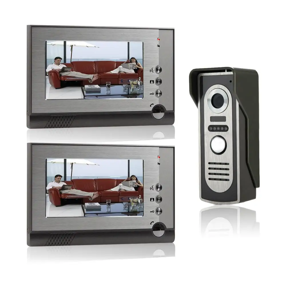 Визуальный домофон 7 &quotTFT lcd проводной видео система внутренний монитор 1000TVL