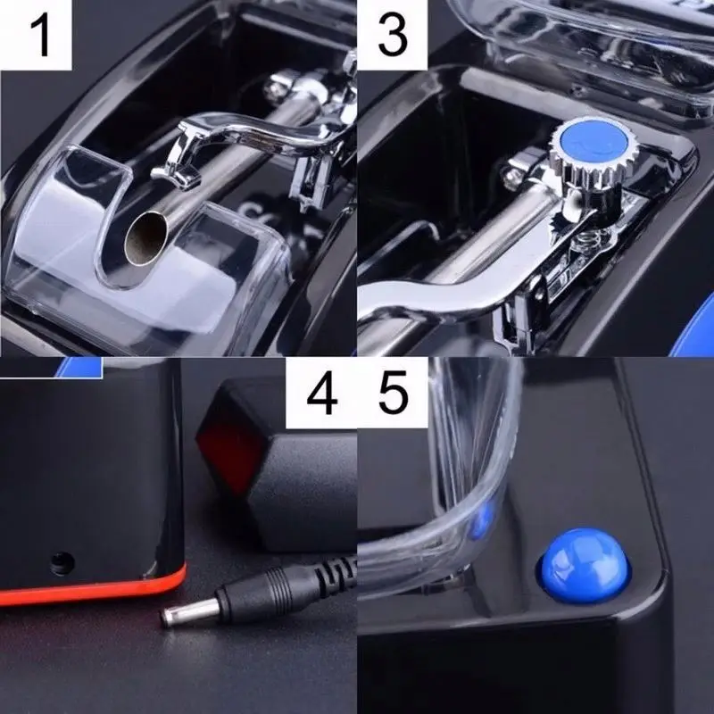 

Wholesale electrik Cigarette Rolling Machine Tobacco Maker Roller Atomatic Cigarette Maker Grinder Crusher Dry Herb Vaporizer