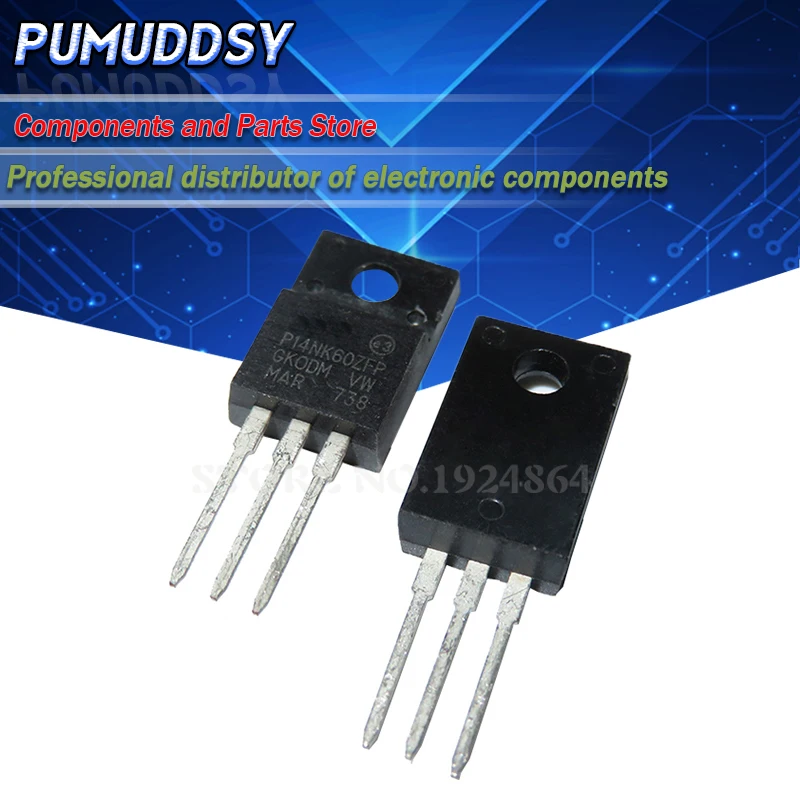 

5PCS STP14NK60ZFP TO-220 STP14NK60 TO-220F 14NK60 new 100%