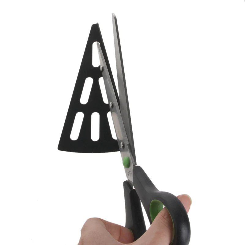 Ножницы 2 в 1 нож для пиццы резак серверный лоток инструмент готовки гаджет из