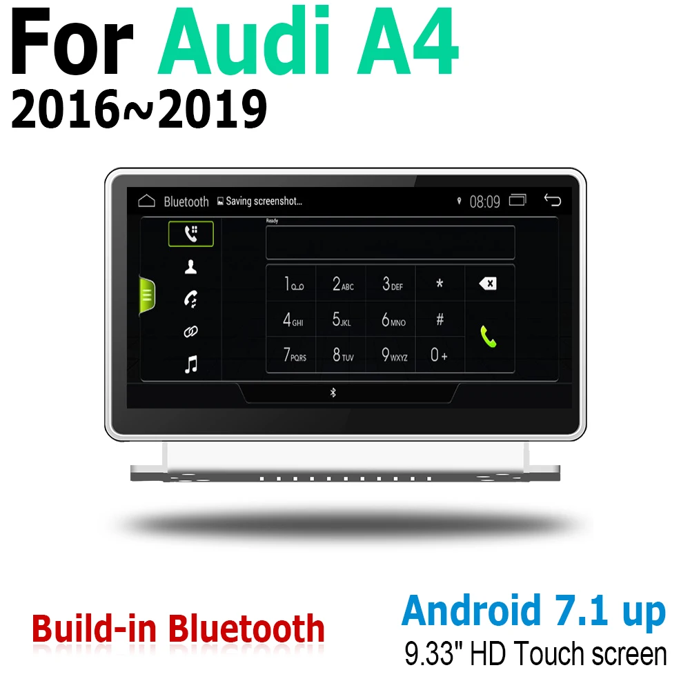9 33 "Android 2G RAM для Audi A4 8W 2016 ~ 2019 MMI GPS сенсорный экран мультимедиа плеер Стерео