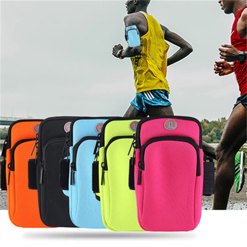 

Universal 6" Sport Armband Phone Case Holder High Quality Phone Bag Running Gym Arm Band Fitness for IPhone Samsung Huawei