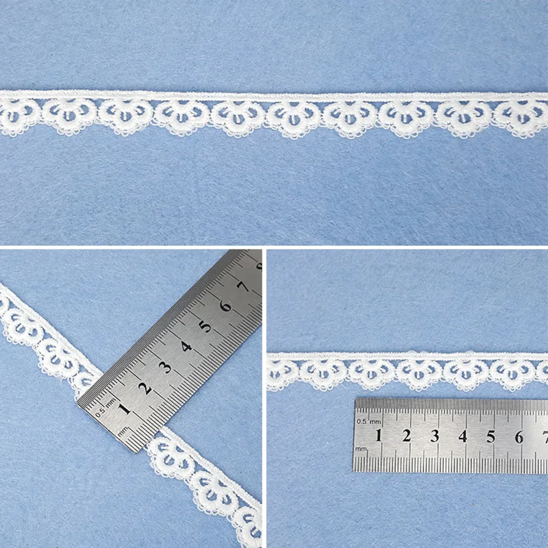 Тканая кружевная отделка DIY швейная занавеска Ремесло Украшение хлопковая