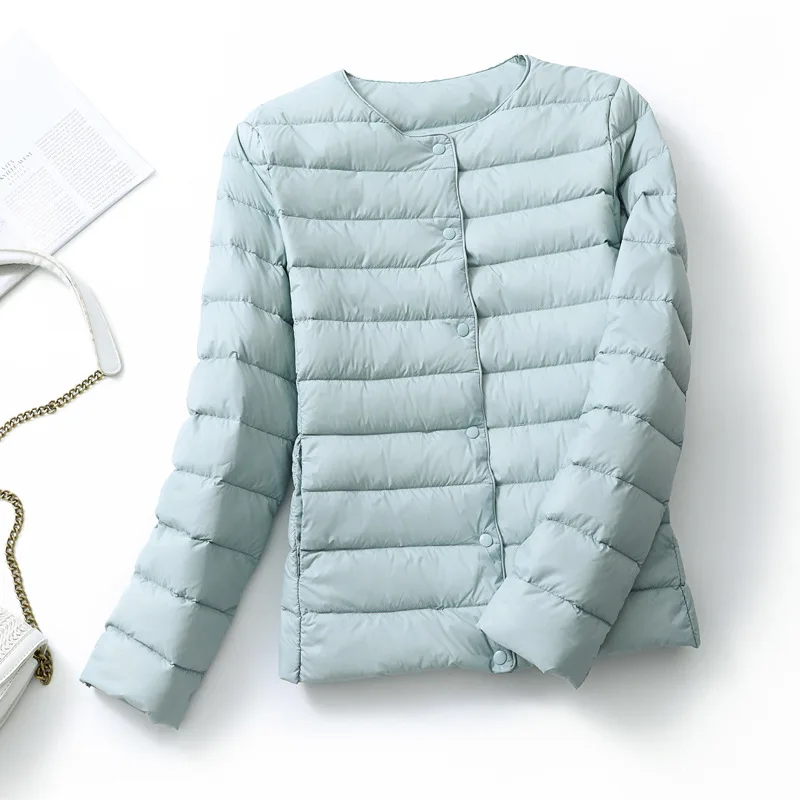 Женская двухсторонняя сверхлегкая Зимняя куртка новинка 2022 пальто на утином