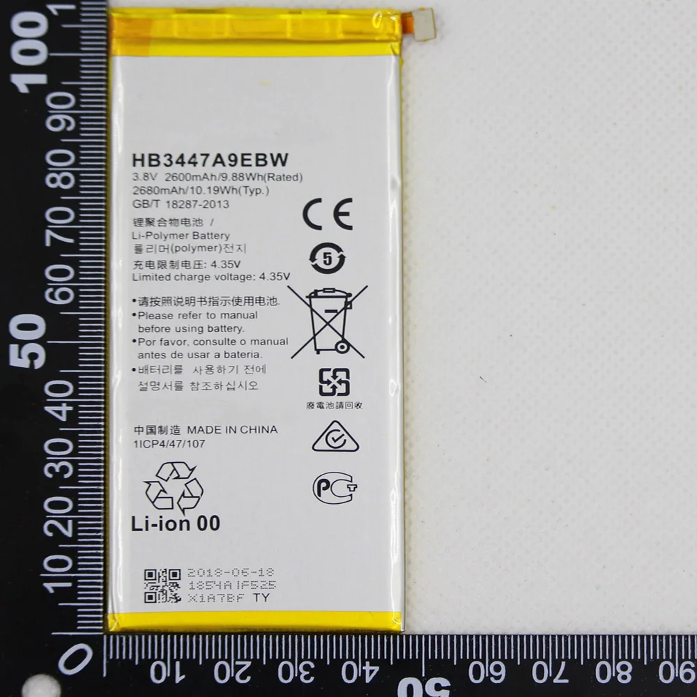 ISUNOO HB3447A9EBW запасная батарея для Huawei Ascend P8 батарея мобильного телефона 2600mAh с ремонтными инструментами