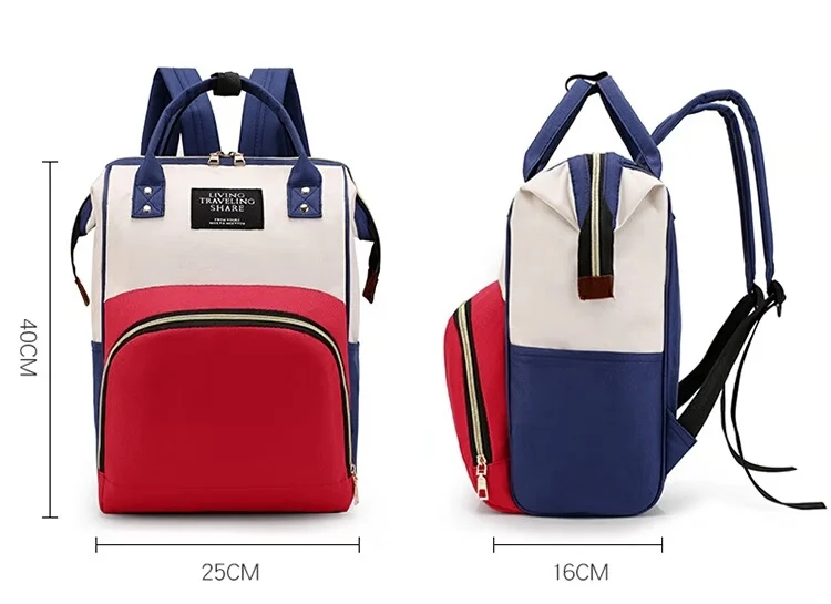 Модная сумка для мам подгузник Большая вместительная детская рюкзак путешествий