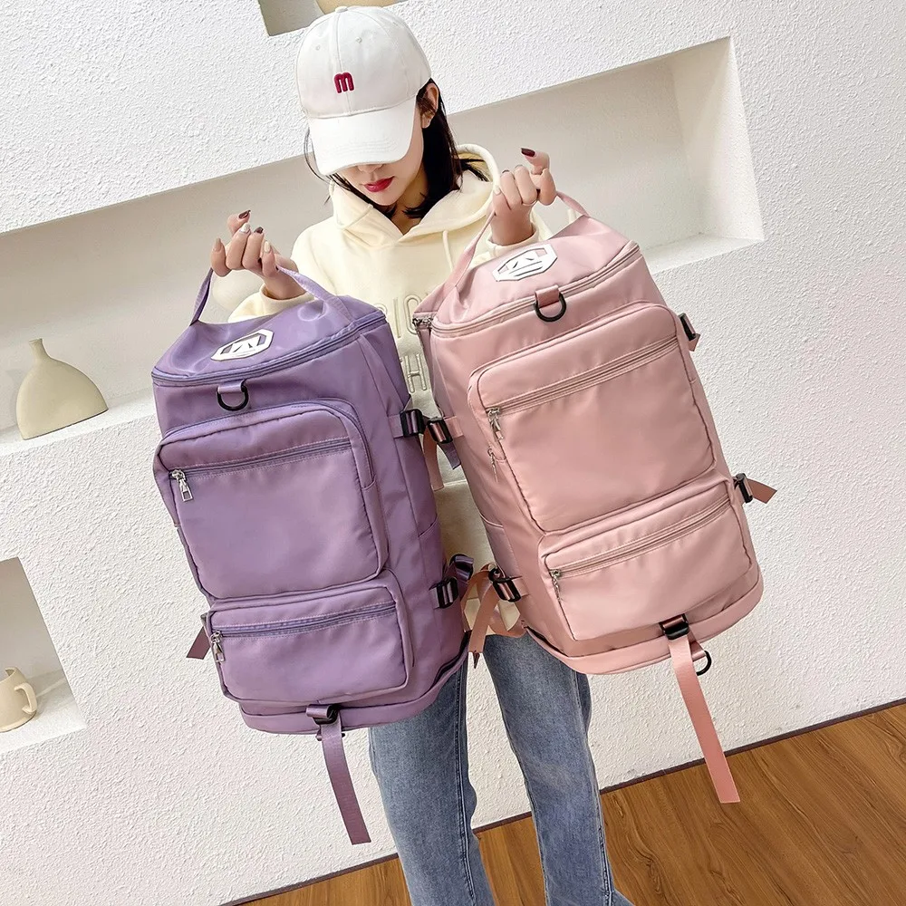 

Многофункциональная дорожная сумка, Большой Вместительный рюкзак, сумки на плечо для женщин с независимым карманом для обуви, школьные сум...