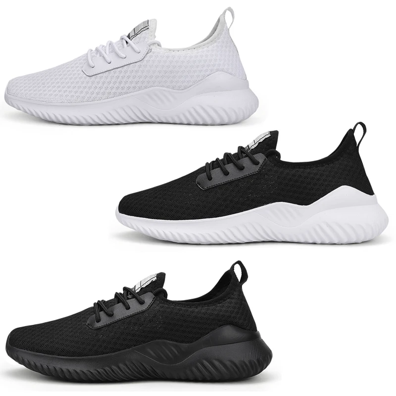 PULOMIES мужские теннисные туфли светильник Обувь с дышащей сеткой кроссовки для