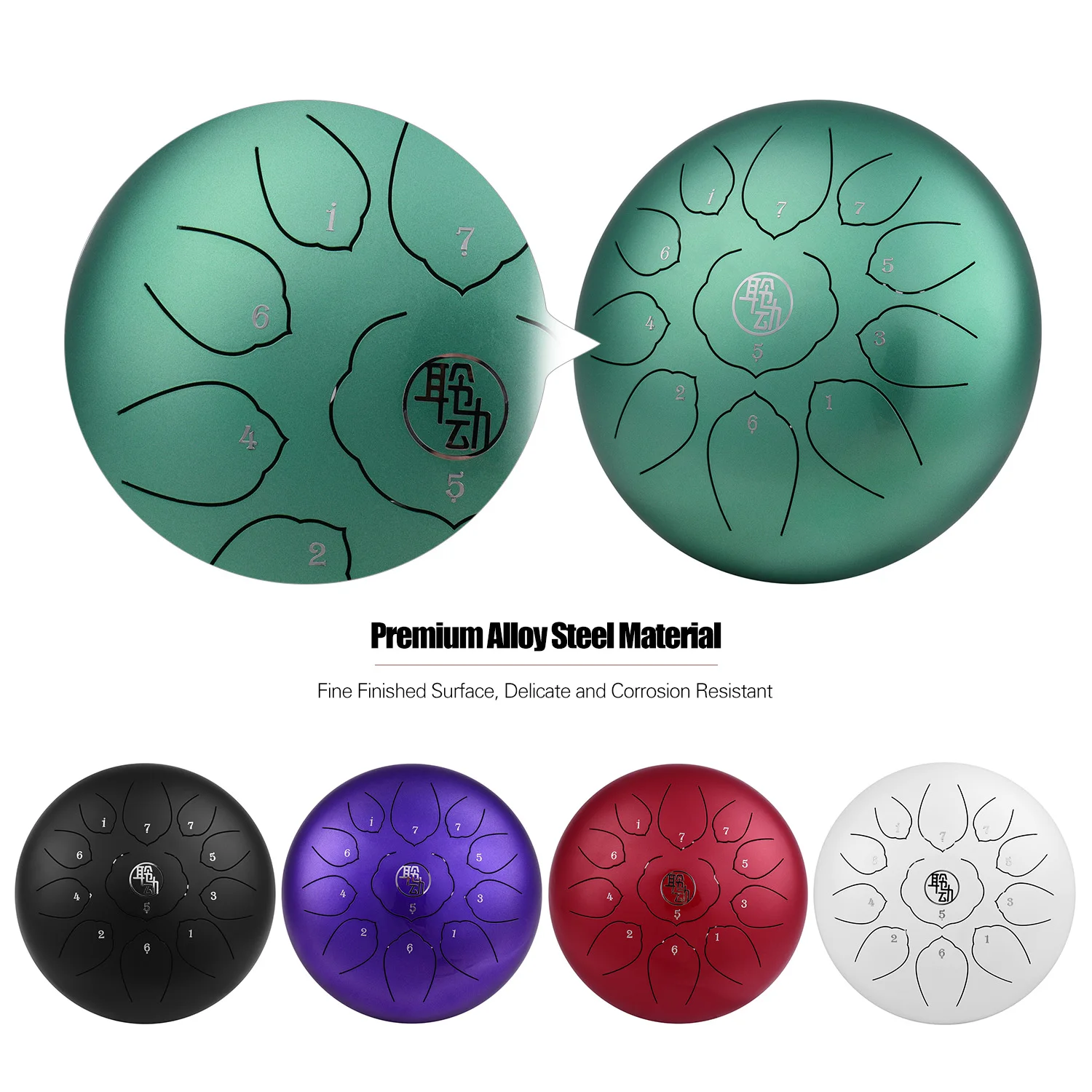 11 дюймов Мини тон стальной язык Профессиональный ударный барабан ручной