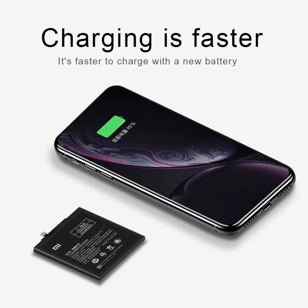Оригинальный аккумулятор Xiao Mi Max BM49 4850 мАч сменные батареи для телефона Xiaomi |