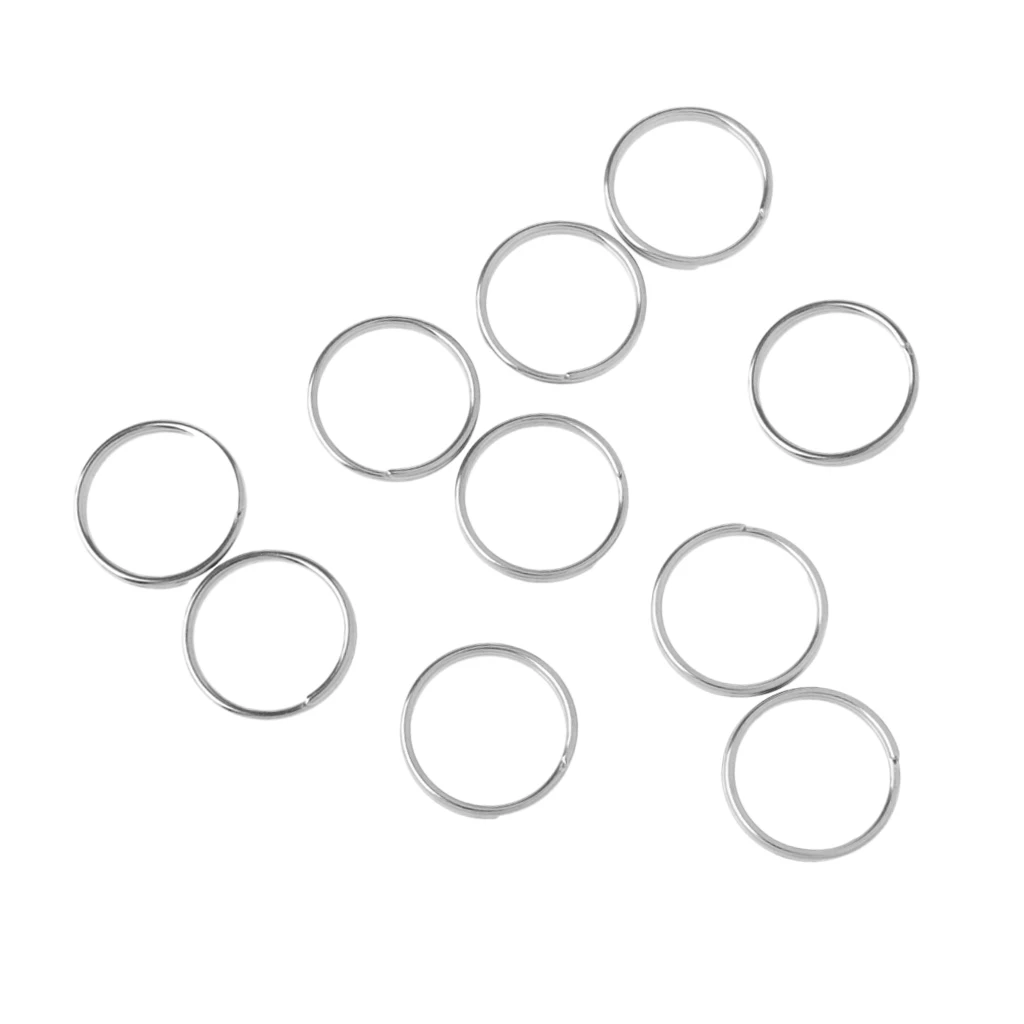 10 снаряжение для дайвинга разделенное кольцо 20 мм брелок из нержавеющей стали