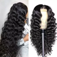 deep wave lace front human hair wigs for women deep curly wig 180 density 13x4 lace frontal wig 4x4 closure wig remy pre plucked