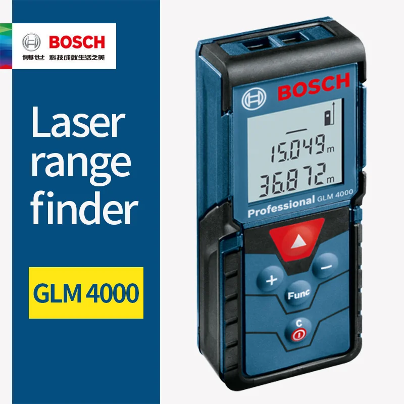 BOSCH лазерный дальномер 25/30/40/50/70/80/250 метров электронный инфракрасный объем номер линейка Высокоточный измерительный прибор - Цвет: GLM4000