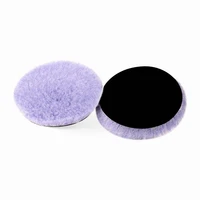 5 single sale spta purple wool pad high density lambs woollen polish buffing pad wool polishing pad for car polisher