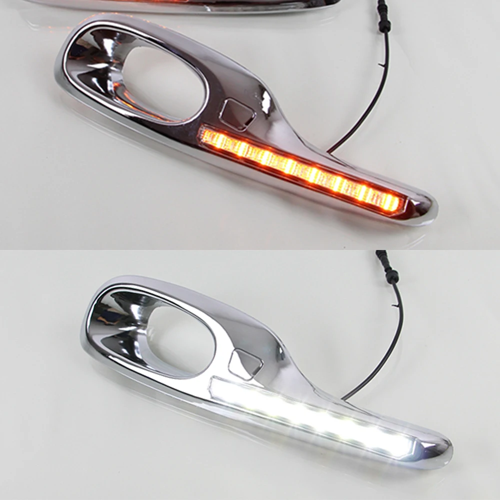 Автомобильные светодиодсветодиодный дневные ходовые огни для Honda Jazz fit 2011 2012 2013 DRL