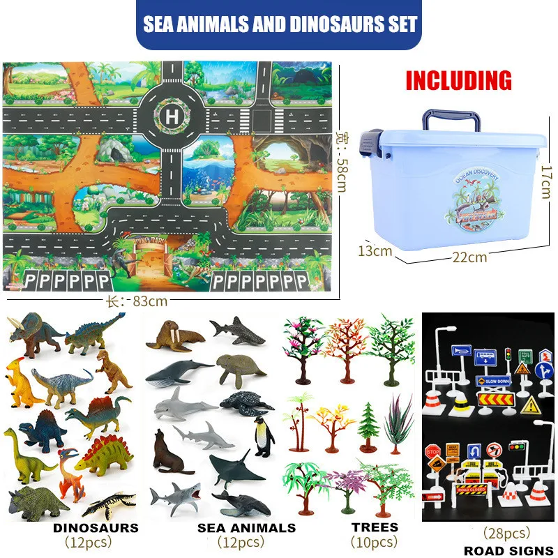 2020 научные образовательные детские игрушки модель морской дикой природы