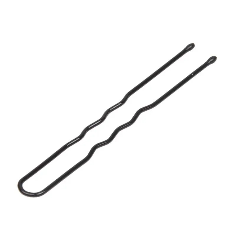 20 Pcs Black Metal Flexible DIY Hair Bun Hairclip for Lady | Clip