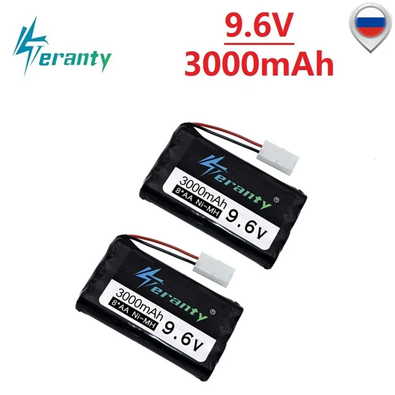 3000 мА/ч 9 6 v Перезаряжаемые Батарея для игрушечных моделей автомобилей бак Rc