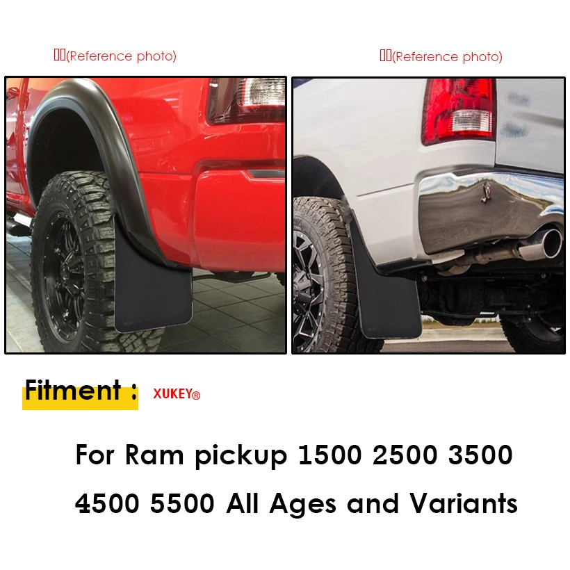 4 шт. брызговики для Dodge Ram pickup 1500 2500 3500 4500 5500 4000|Грязезащита| |