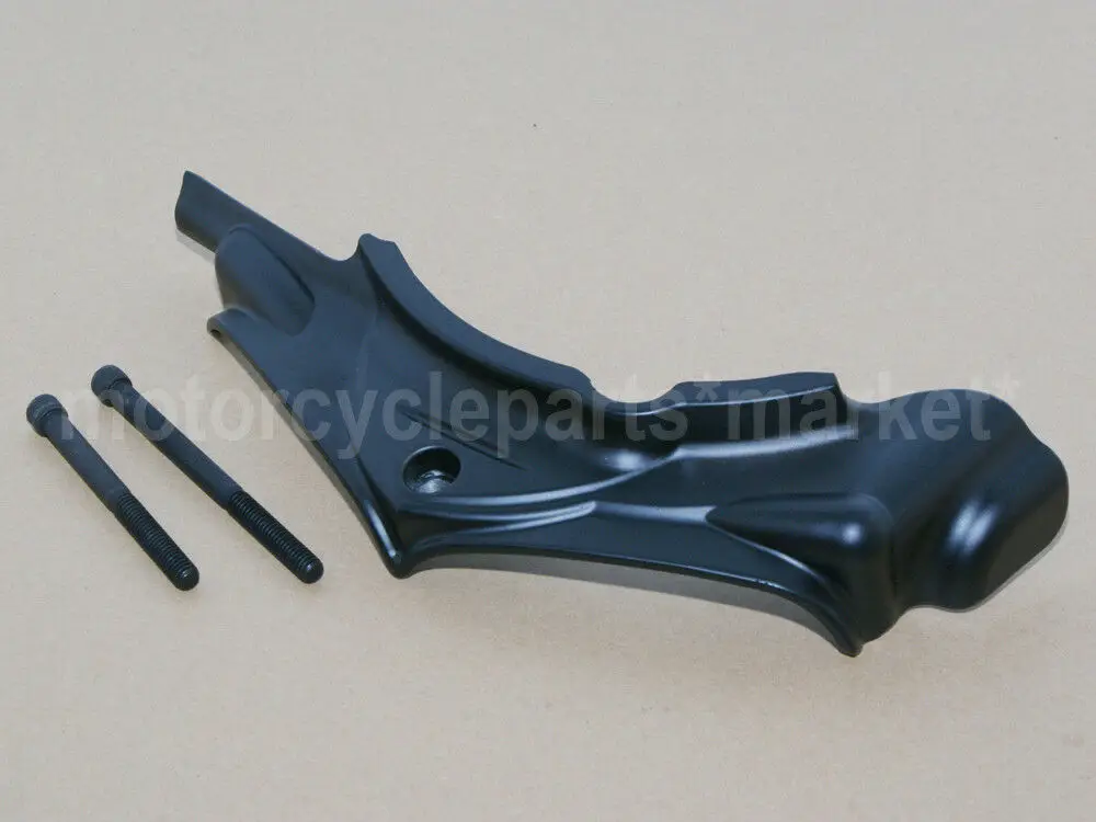 Цилиндрическая основа боковая крышка запчасти для мотоциклов черный/хром Harley