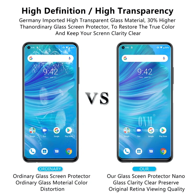 2 шт., закаленное стекло для UMIDIGI F1/F2, Защитная пленка для экрана 2.5D 9 H, высококачественное закаленное стекло для UMIDIGI F2, защитная стеклянная пленка