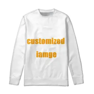 NOISYDESIGNS 2020 женские новые белые индивидуальные печать рисунка Топ женский с длинным рукавом с О-образным вырезом осенние кофта-топ Sudadera Mujer