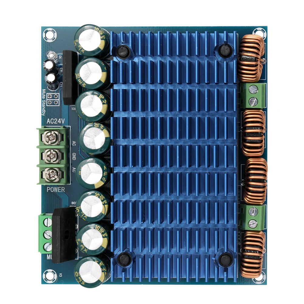 XH M252 Ultra High Power BTL Mode Dual 24V Stereo 420W * 2 TDA8954TH Chip Class D Digital Audio HIFI Плата усилителя|Детали и