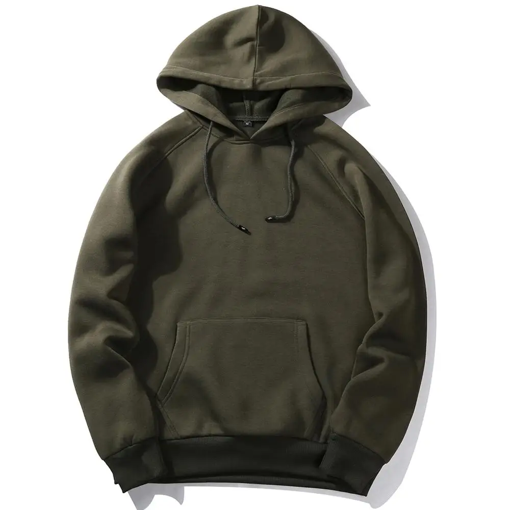 

2020 Army Green Winter Men Hoodies Sweatshirt / Men Hip hop Casual Cotton Tracksuit Sweat Hoodies