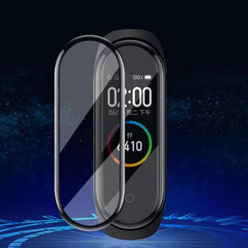 3D изогнутые края полное покрытие miband мягкая прозрачная защитная пленка для Xiaomi Mi