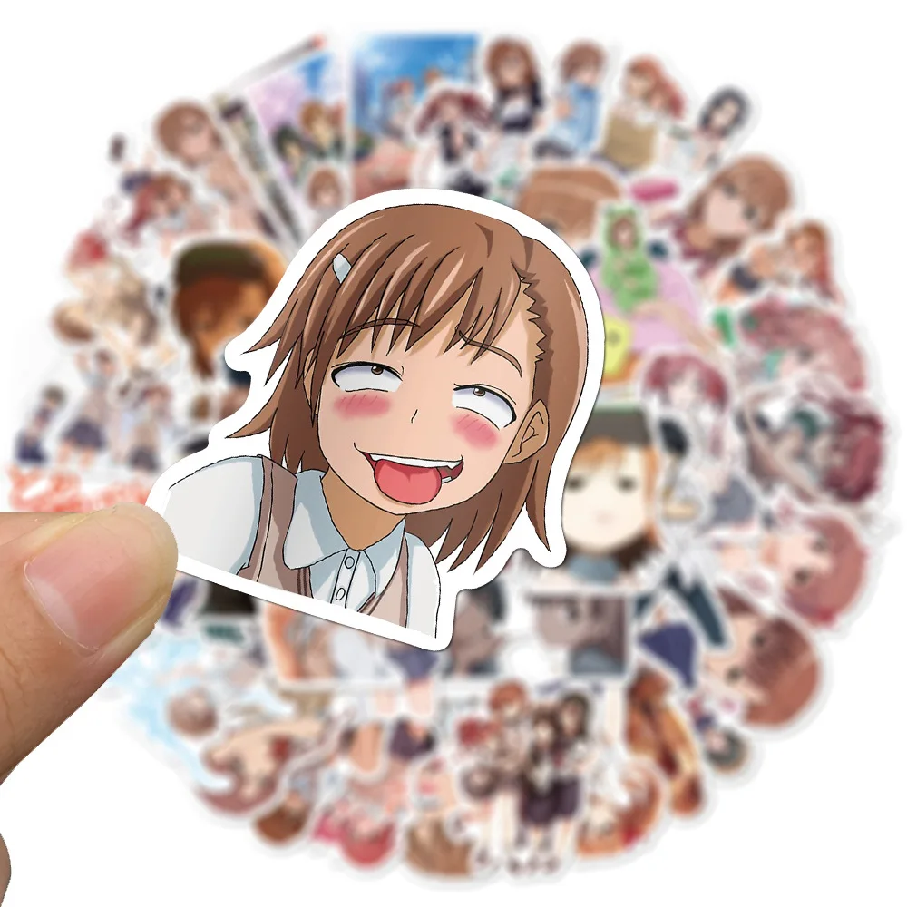 

10/30/50PCS Anime Toaru Kagaku no Railgun Stickers DIY Guitar Bike Motorcycle Phone Laptop Luggage Graffiti Sticker Kid Toy