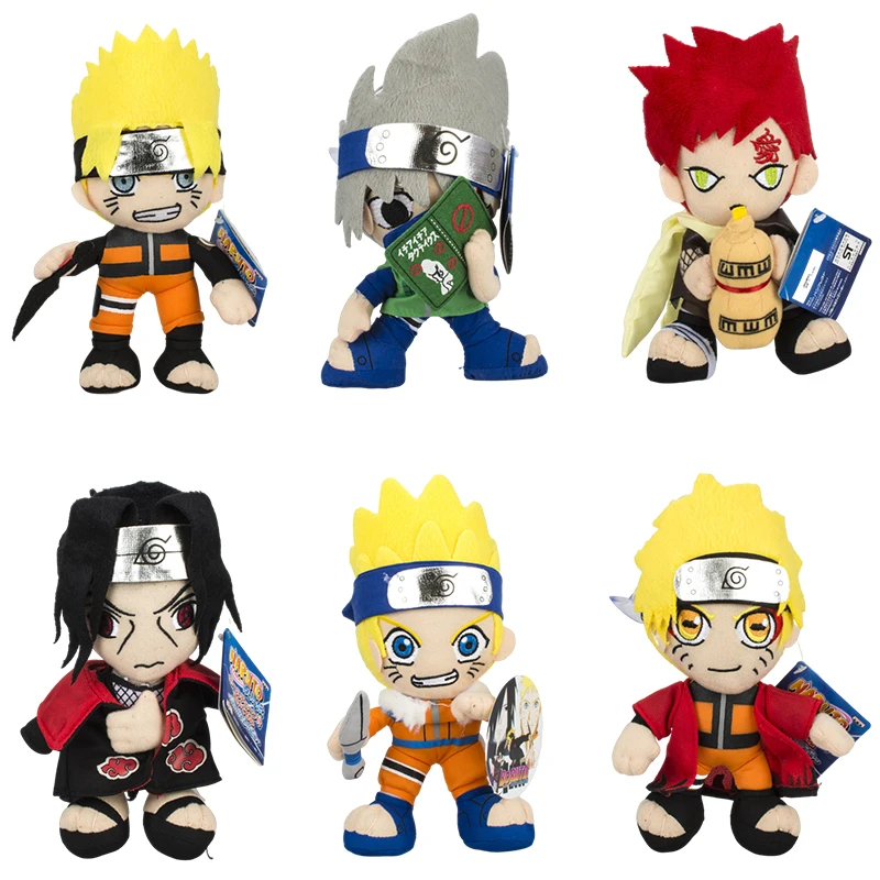 

Anime 17Cm Naruto Q Version Uzumaki Naruto Kakashi Uchiha Itachi Kurama Plush Doll Toys Pluche Pendant Kids Toys Christmas Gifts