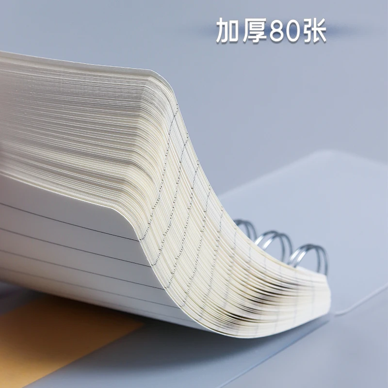 Компактный портативный блокнот компактный спиральный с откидной крышкой А7